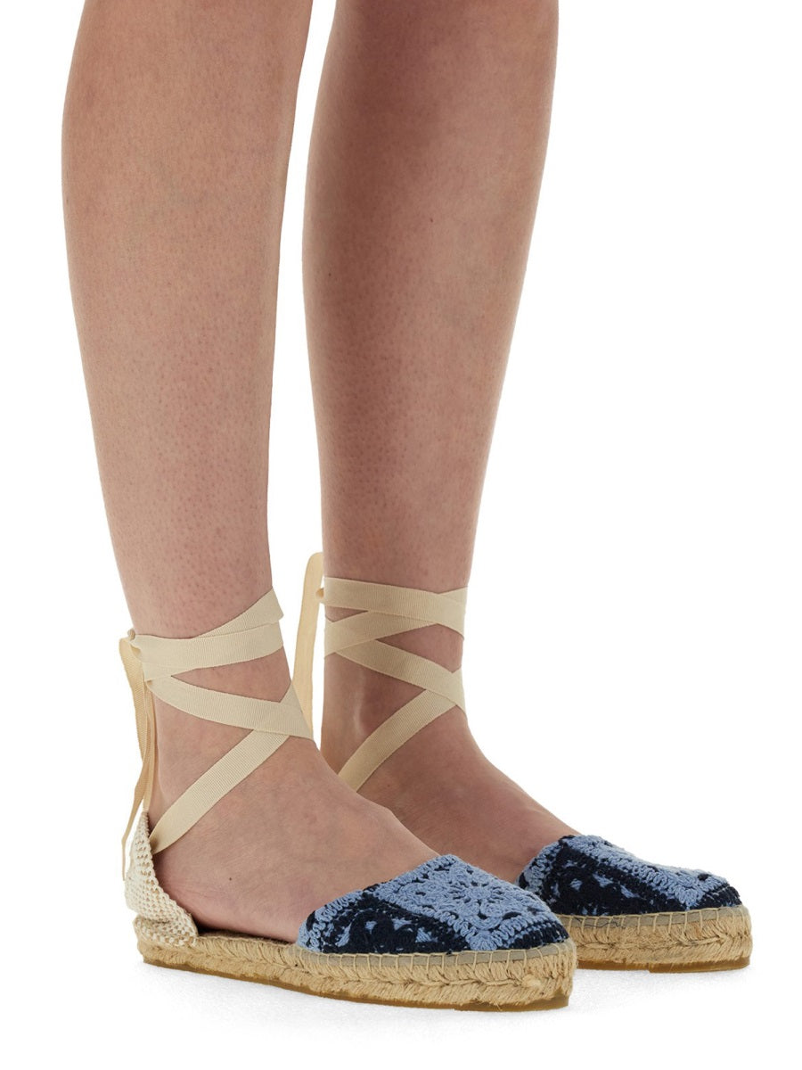 Manebí Flat Shoes - Blue | Wanan Luxury