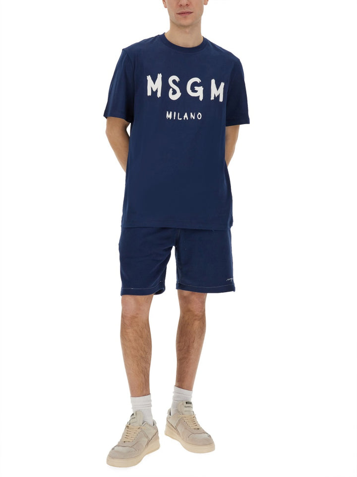 MSGM Shorts - Blue | Wanan Luxury