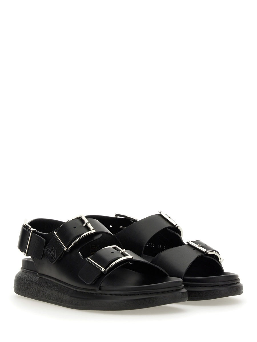 Alexander McQueen Sandals - Black | Wanan Luxury