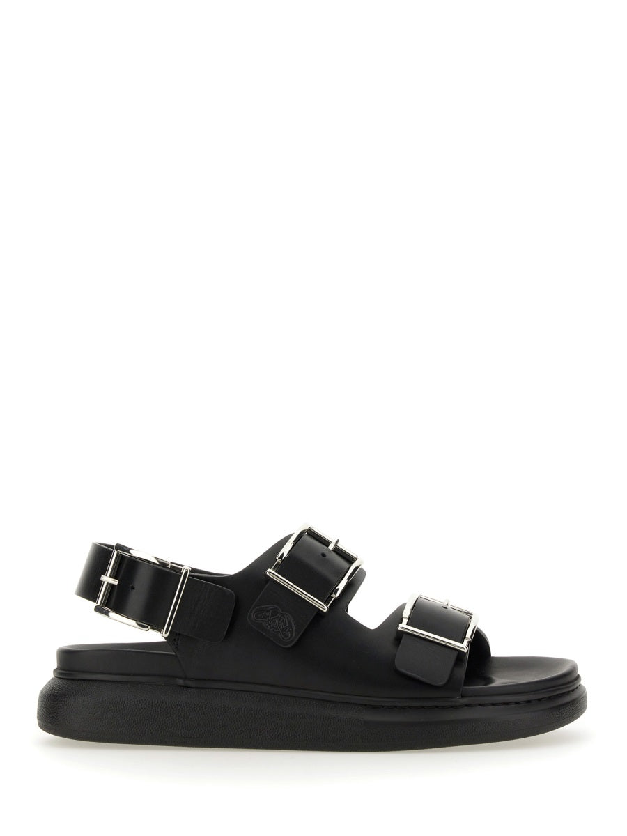 Alexander McQueen Sandals - Black | Wanan Luxury