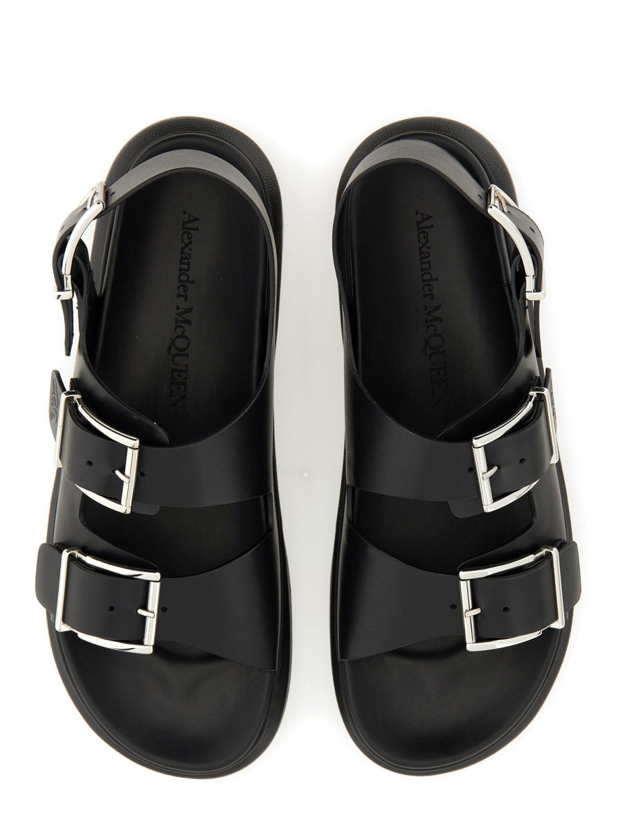 Alexander McQueen Sandals - Black | Wanan Luxury