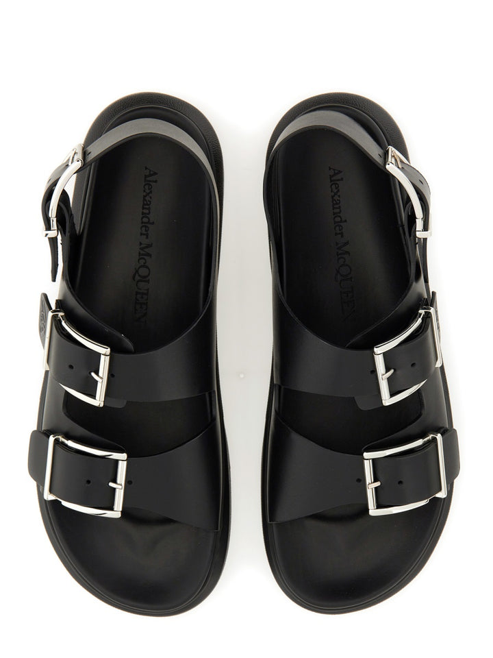 Alexander McQueen Sandals - Black | Wanan Luxury
