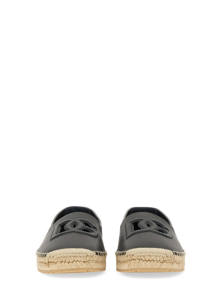 Dolce & Gabbana Flat Shoes - Black | Wanan Luxury