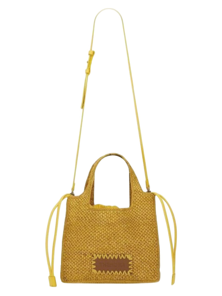 Themoire Handbag - Yellow & Orange | db2f9add9ad75044fad9536a01294625a991f578