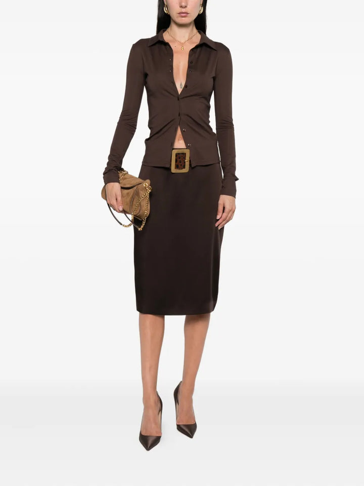 Tom Ford Midi skirts - Brown | 60d373a2f5631a5669b86af7c2a402b903622d08
