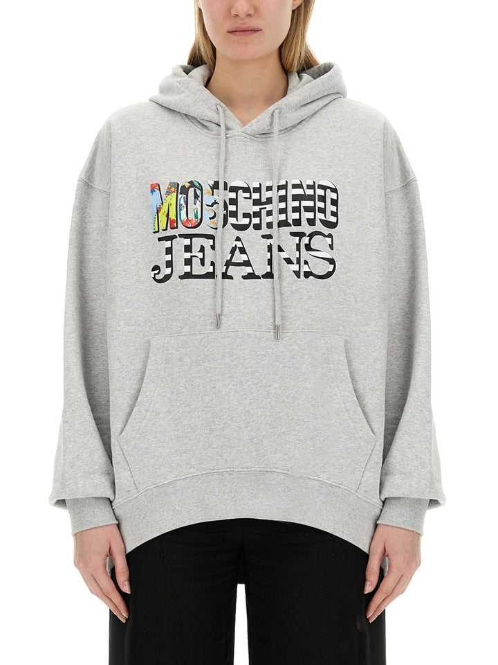 Moschino Jeans Sweatshirts - Grey | Wanan Luxury