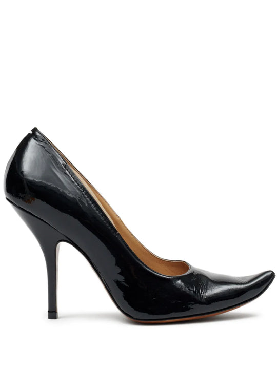 100mm Leather Pumps