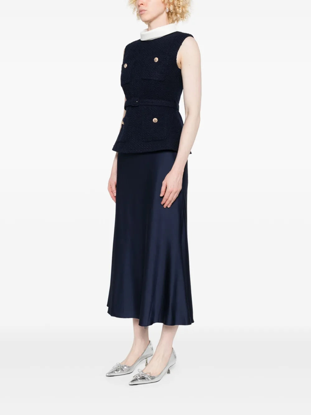 Self-Portrait DRESS - Blue | 0144b420eb63e6c34d6384dde782ac368986256b