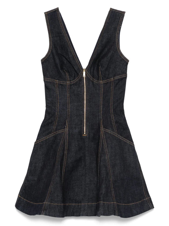 Indigo Denim Mini Dress