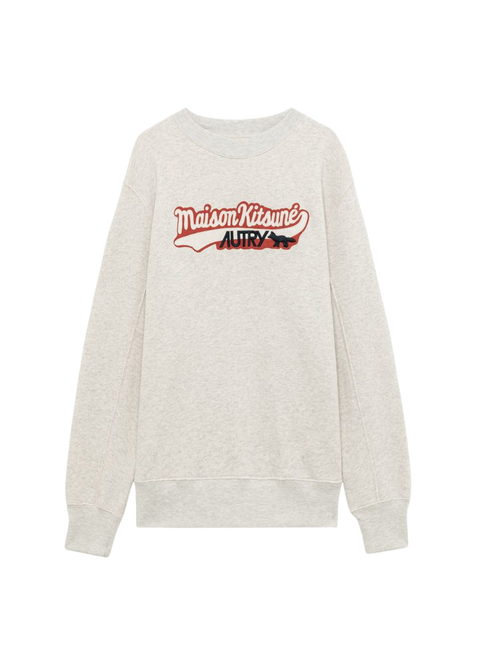 Autry X Maison KitsunÈ SWEATSHIRT - Grey | b247a1c0e7e6a35e09c6df8cdbfe962b08ca7cb4