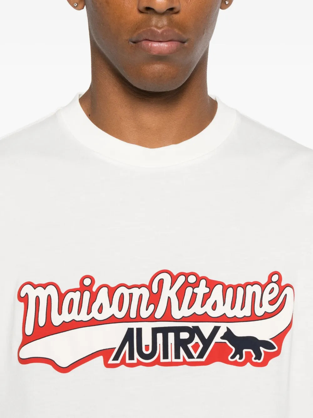 Autry X Maison KitsunÈ TSHIRT - White | 3dbf0361973ec8a6b43cf803738c71c5b83707e3