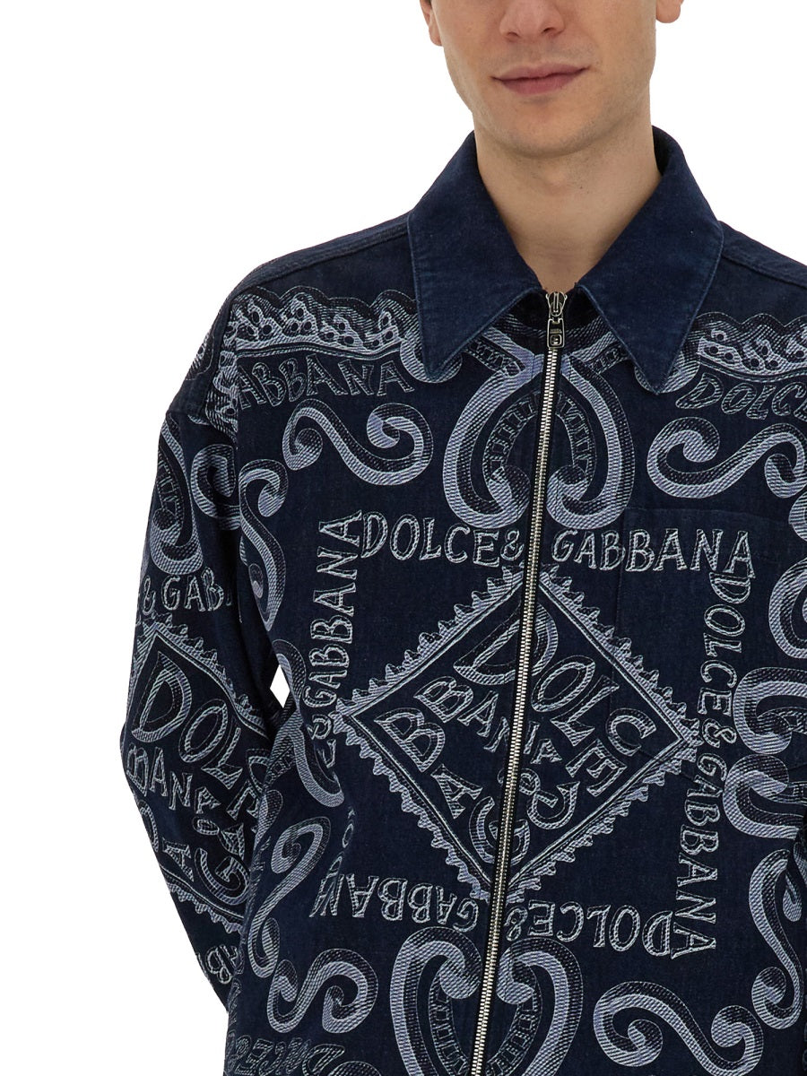 Dolce & Gabbana Jackets - Blue | Wanan Luxury