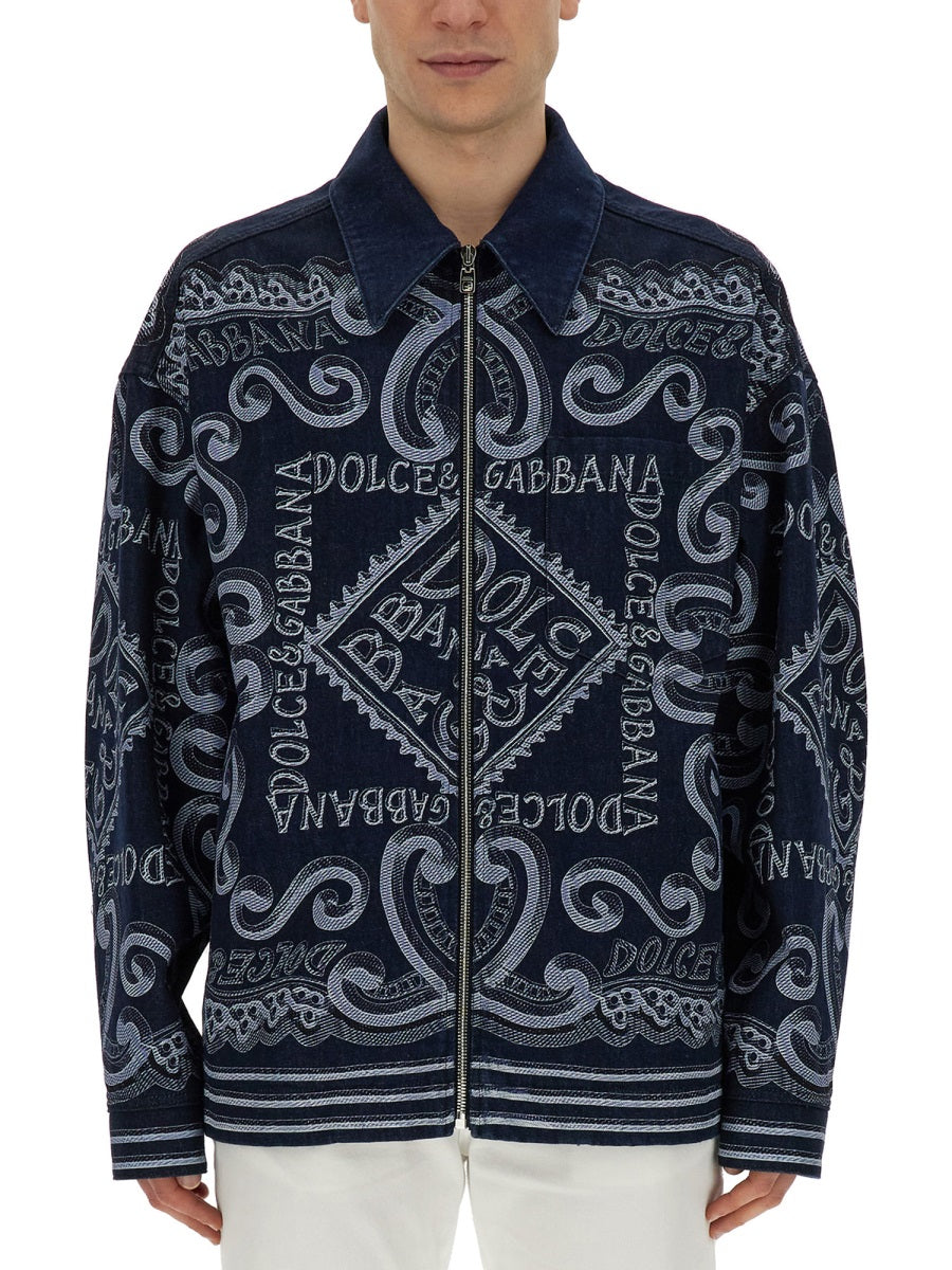 Dolce & Gabbana Jackets - Blue | Wanan Luxury