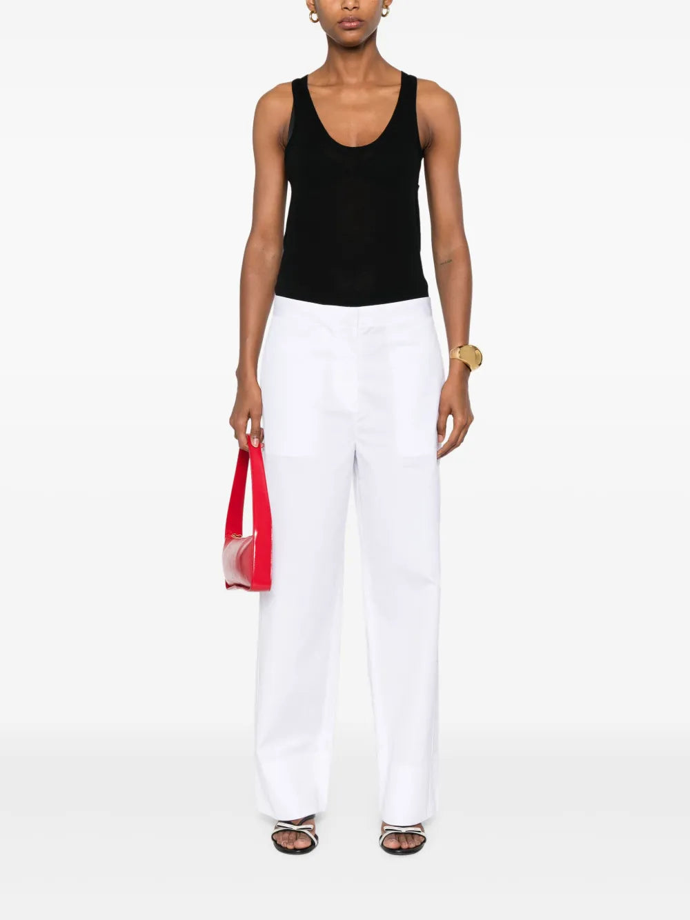 Toteme PANTS - White | 09935b4d6a90e198cde4e358bc74f921be91e4a7