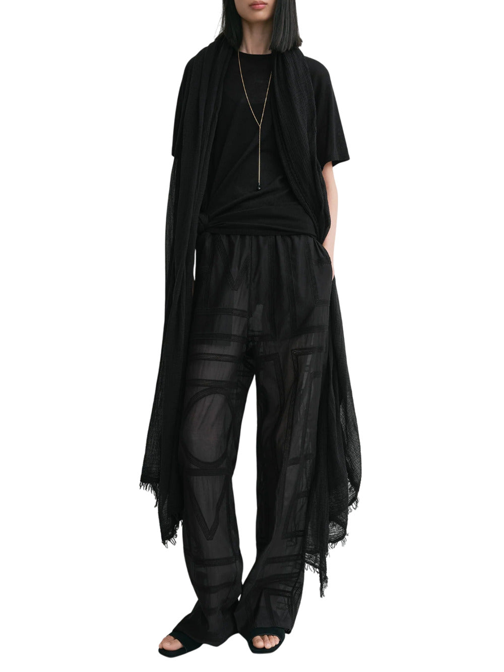 Toteme PANTS - Black | 468f235e1100e4c5fa0ce93e672f308c38032979