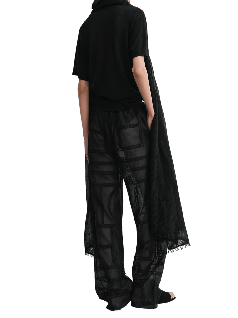 Toteme PANTS - Black | aa3c004ca556b06e1debb129fa5202195b0efa15