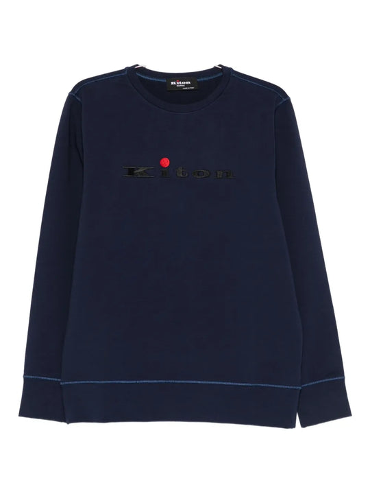 Sweatshirt With Embroidered Logo