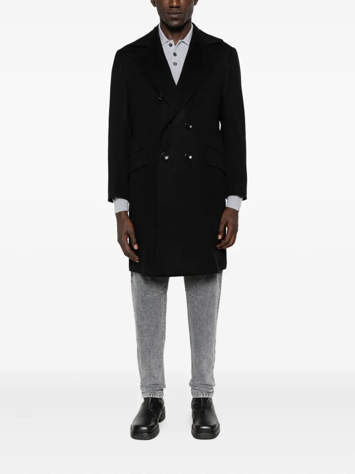 Kiton COAT - Black | 0fd2bb772b3e9da92423f8f02d6576498e7ac7a3