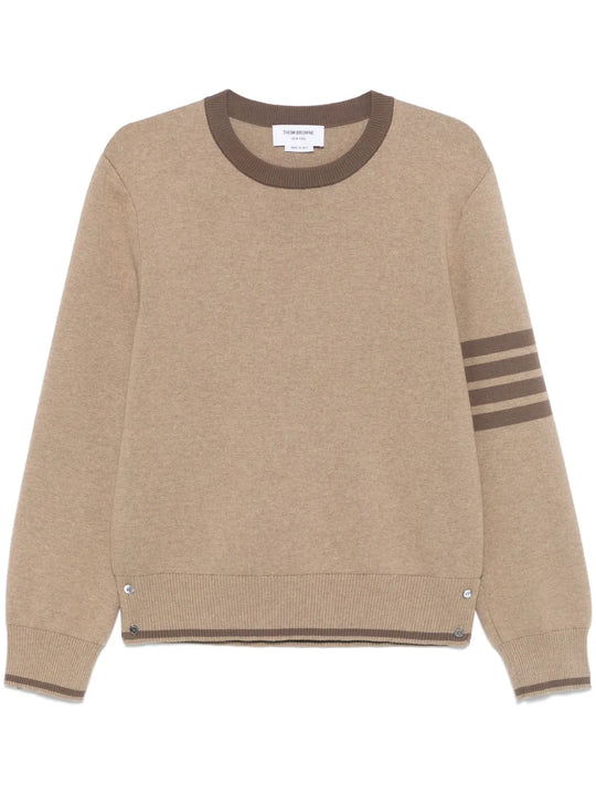 4-Stripe Detail Sweater