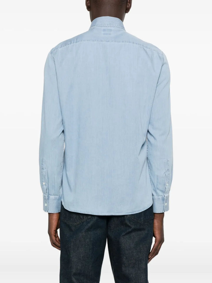 Brunello Cucinelli SHIRT - Blue | d72179f788de426c048f9aad8bc9607d11741b14