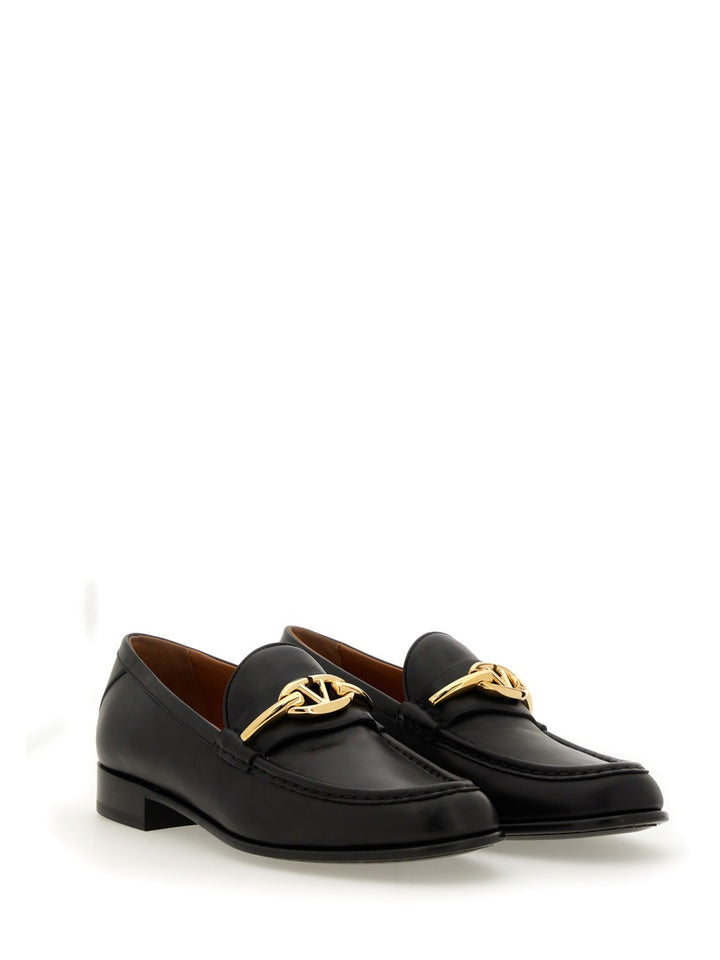 Valentino Garavani Loafers - Black | Wanan Luxury