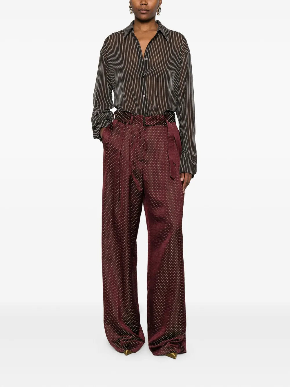 Dries Van Noten PANTS - Red | f4c0e97358cb36c5ea2b4cc935872b4cc5a3628c