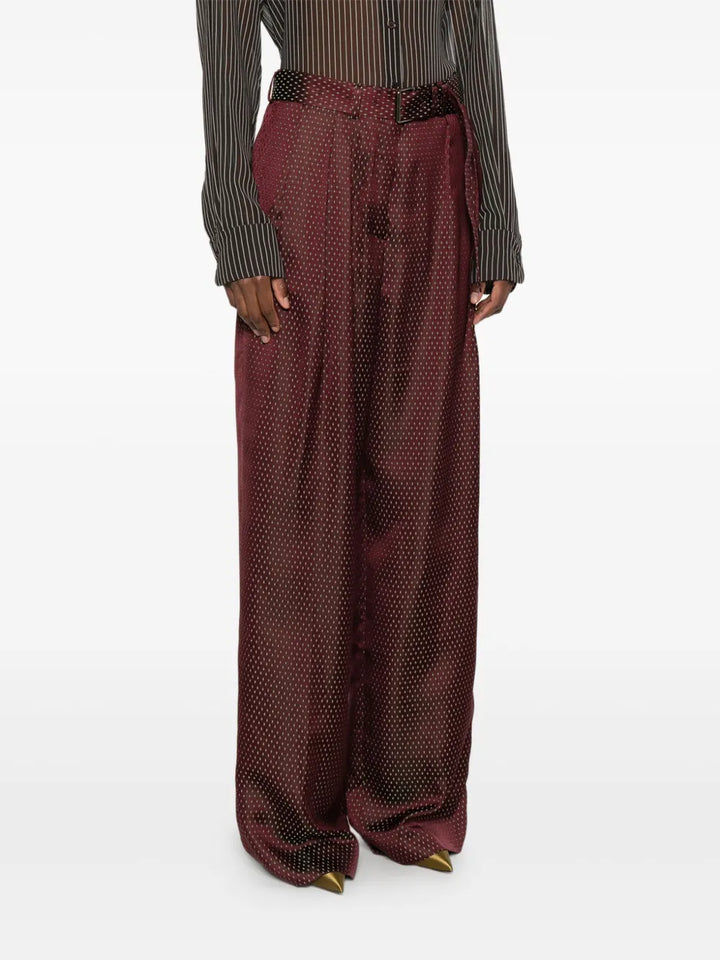 Dries Van Noten PANTS - Red | 26689cef33c75f47bb78d43ee8e74a33aabb4ad2