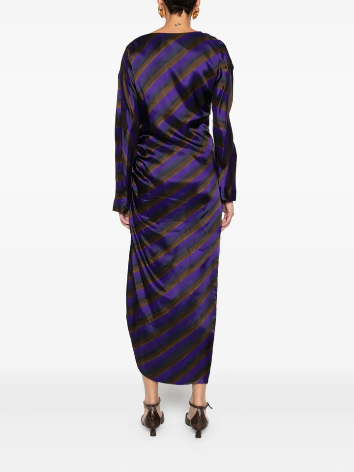 Dries Van Noten DRESS - Pink & Purple | dc5458385f109d64370f7650ade353f500022ab4