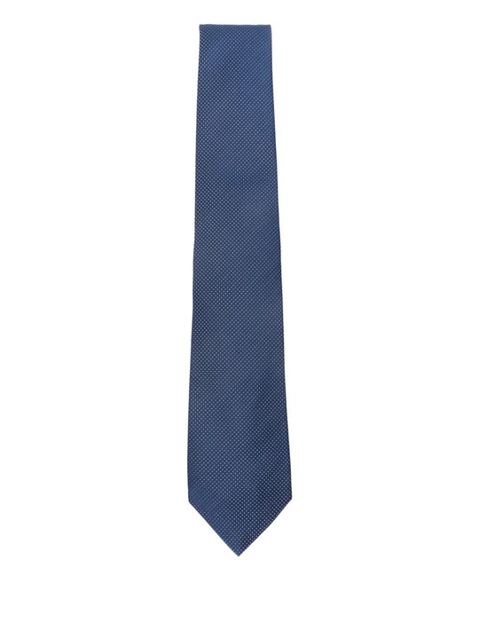 Polka-Dot Silk Tie