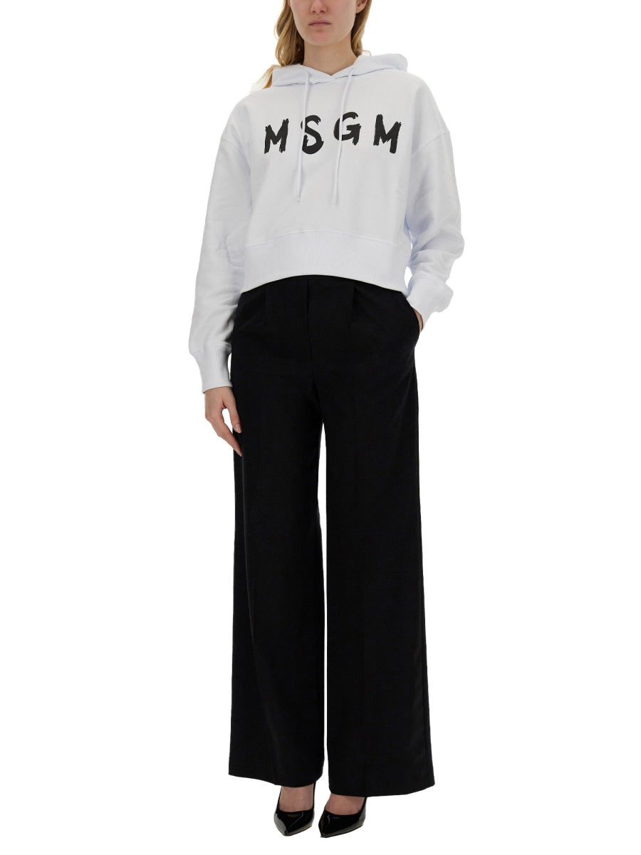 MSGM Sweatshirts - White | Wanan Luxury