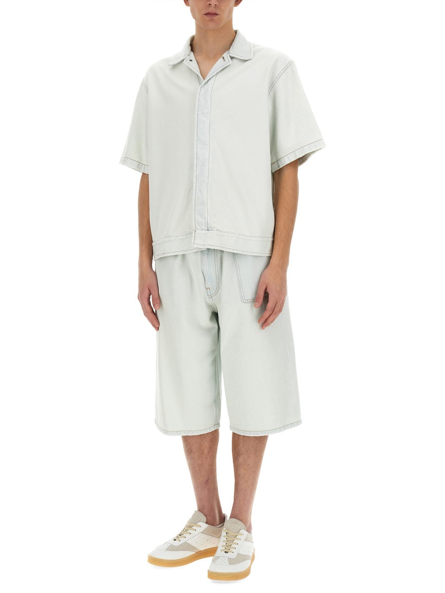 MM6 Maison Margiela Shorts - Blue | Wanan Luxury