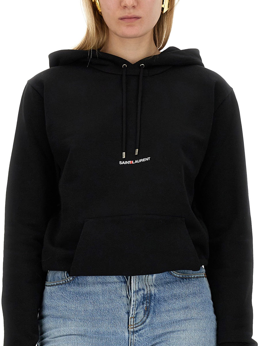 Saint Laurent Sweatshirts - Black | Wanan Luxury