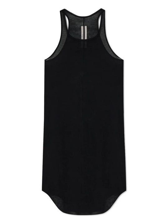 Ribbed Tank Top With Racerback Neckline