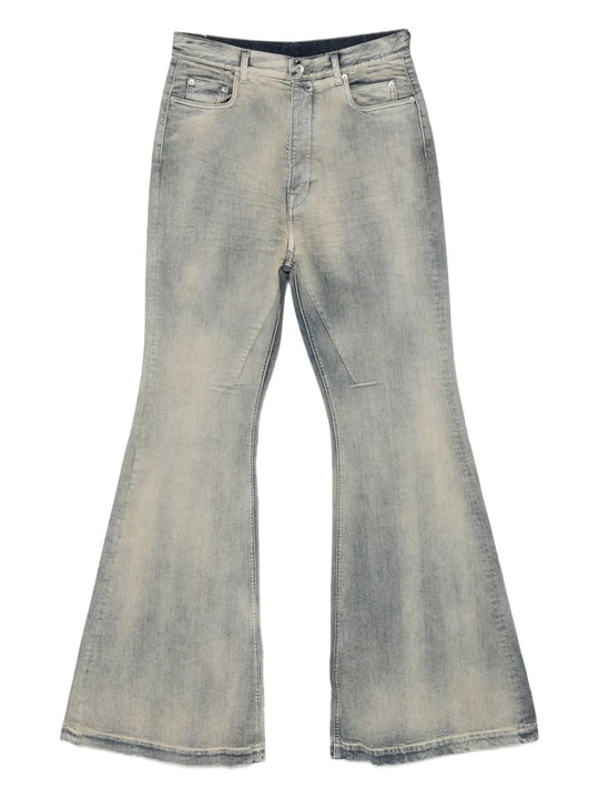 Bolan Flared Jeans With A Faded Effect