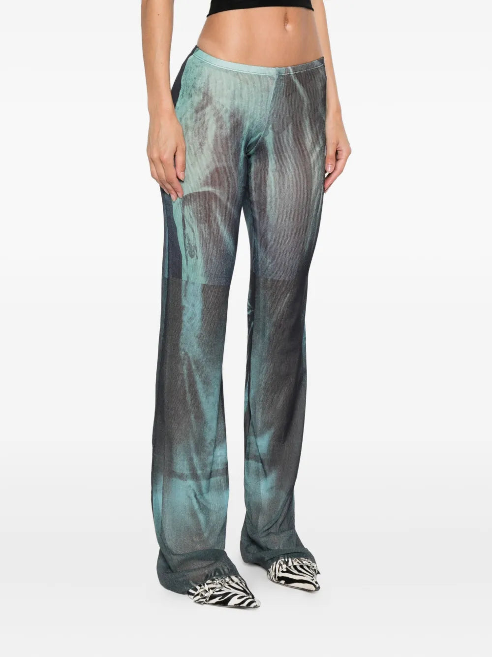 Jean Paul Gaultier PANTS - Blue | f198e5d61a1455ee4eeec8a786e0487101816a7d
