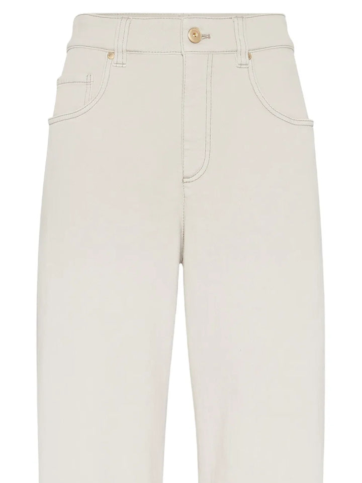 Brunello Cucinelli PANTS - White | a54ce1e1524354904aa621a0d43513037345df5e