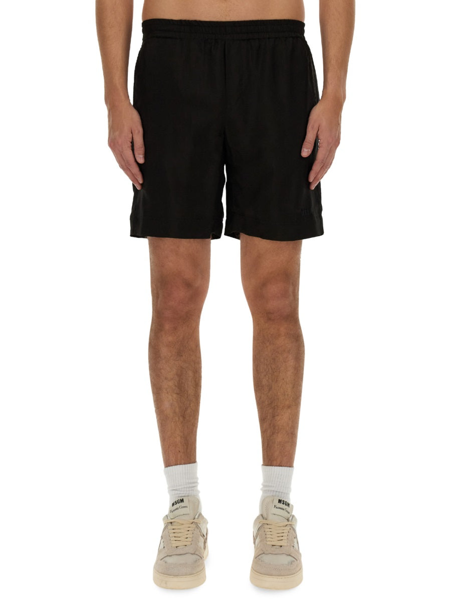 MSGM Shorts - Black | Wanan Luxury