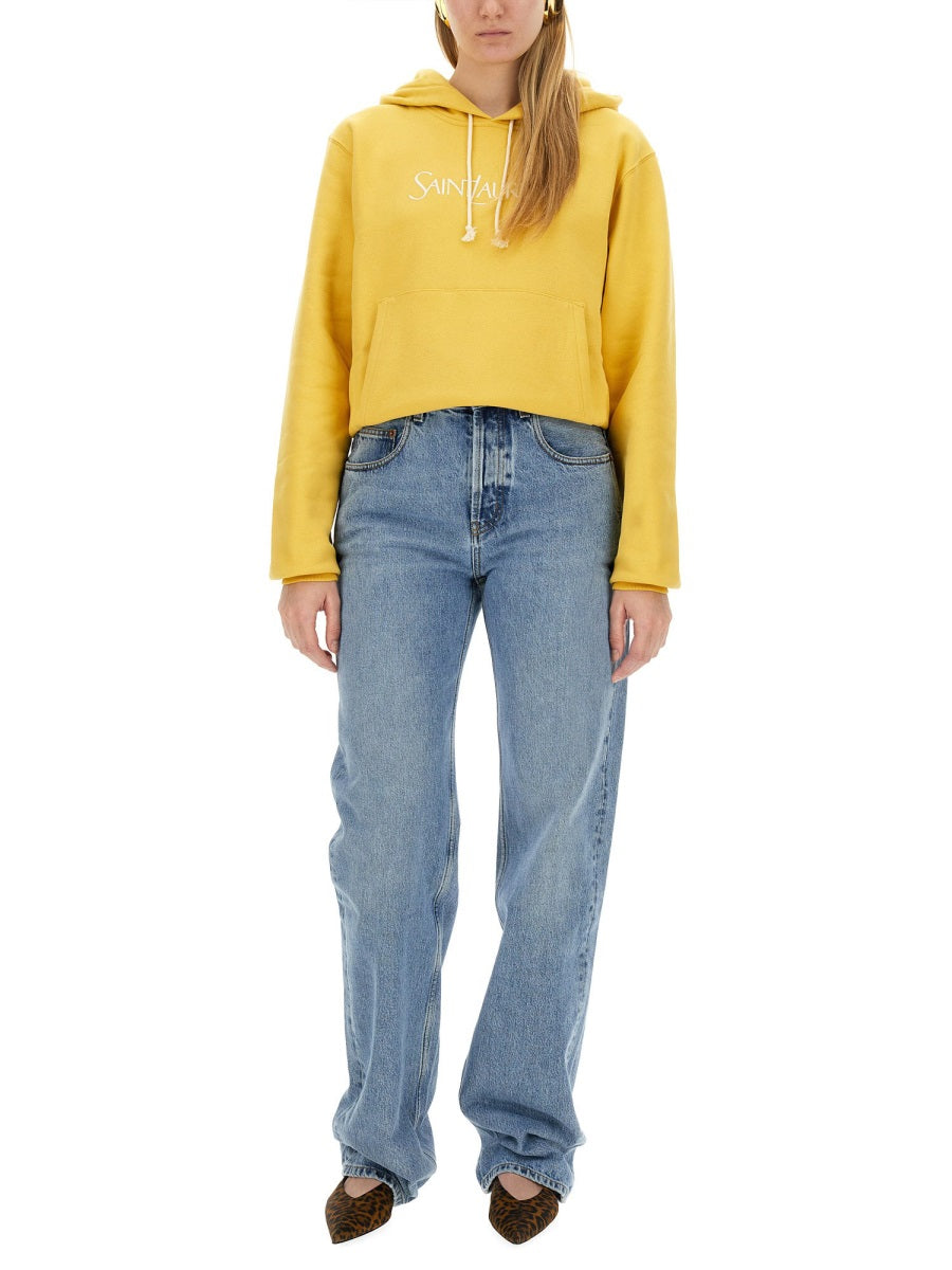 Saint Laurent Sweatshirts - Yellow | Wanan Luxury