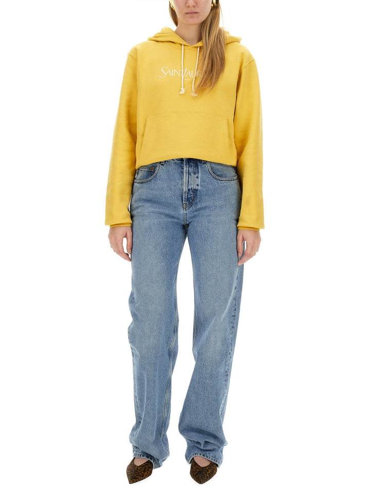 Saint Laurent Sweatshirts - Yellow | Wanan Luxury