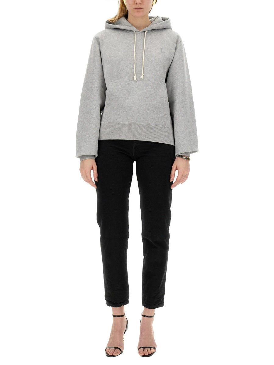 Saint Laurent Sweatshirts - Grey | Wanan Luxury