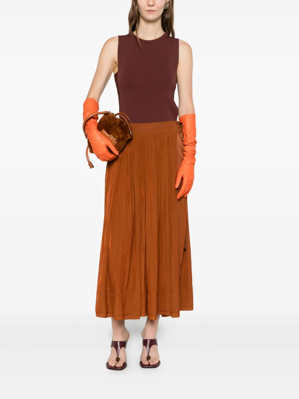 Lanvin SKIRT - Brown | 802c4de8b8c852cc0edd92c5c6ba823ae686fdee