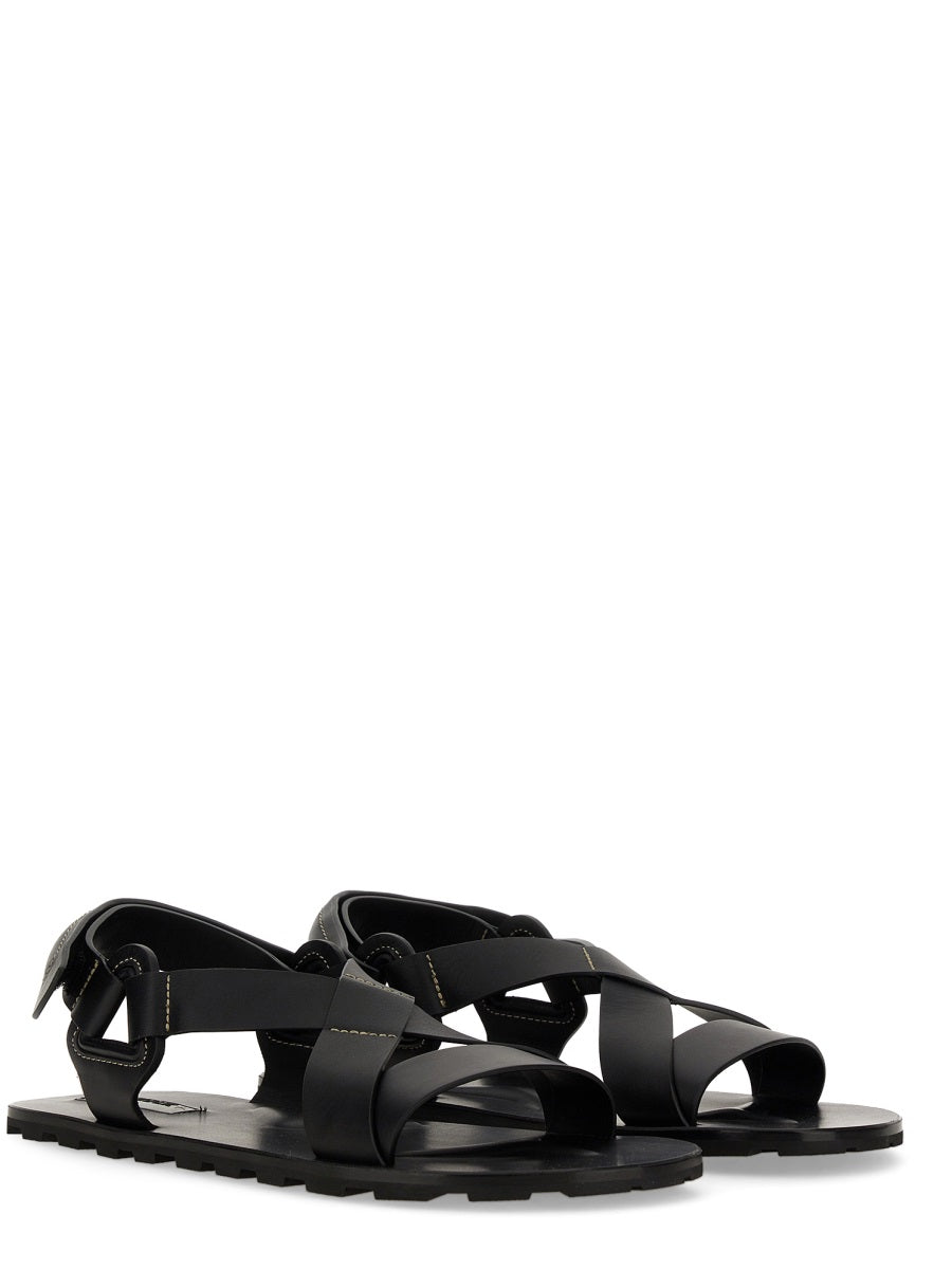 Jil Sander Sandals - Black | Wanan Luxury