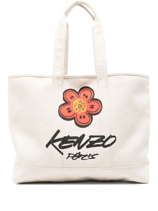 Kenzo X Futura 2000 Kenzo Utility Boke Flower-Print Tote Bag