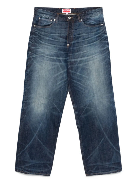Faded-Effect Jeans
