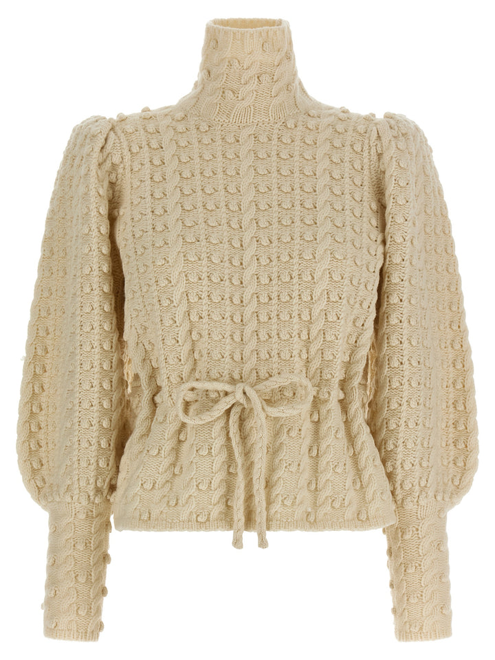 Zimmermann Vailant Wool Bauble Sweaters and Cardigans - White | b529c4f198ab3bbb0cdf7ab2d481b9f246a05328