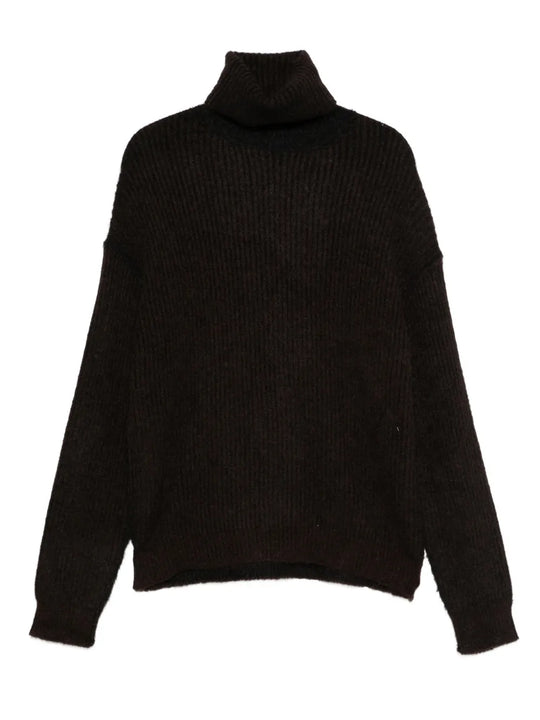 Ribbed Turtleneck Sweater