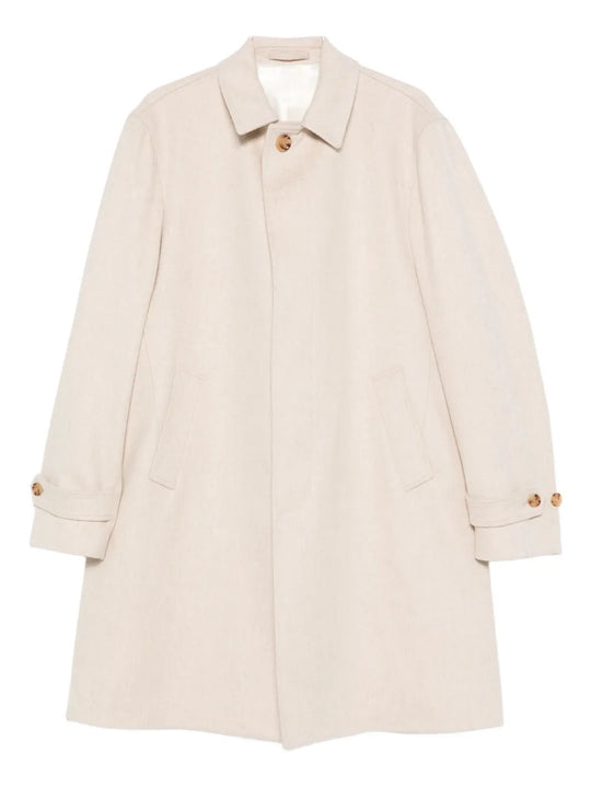 Loose-Fitting Virgin Wool Coat