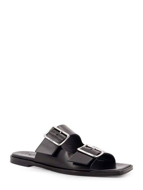 Tonya Leather Sandals With Double Strap