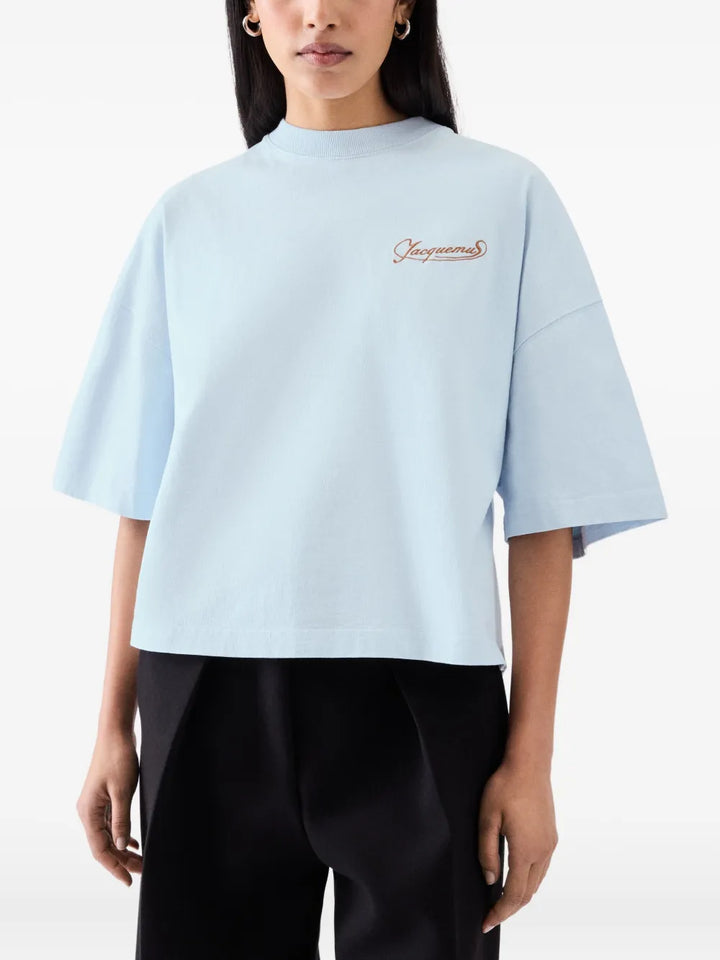 Jacquemus TSHIRT - Blue | 0e85e61e5a057a48022627890380f61d5ea2a2ab
