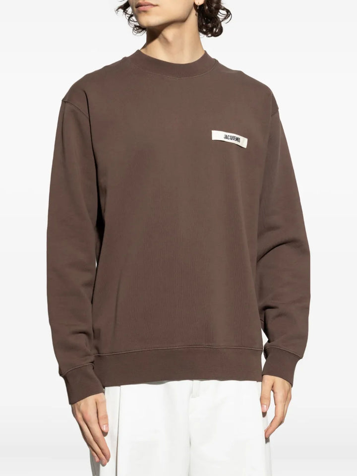 Jacquemus SWEATSHIRT - Brown | 250277eca5b97853d46fd67d00ab653621045d51